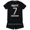 Conjunto (Camiseta+Pantalón Corto) Paris Saint-Germain Kylian Mbappé 7 Tercera Equipación 2021/22 - Niño